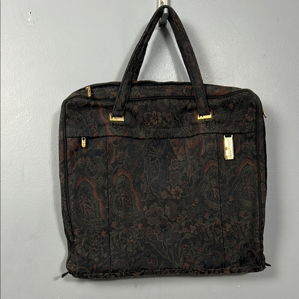 VTG Samsonite Tapestry Garment Bag Unisex full zipper closure